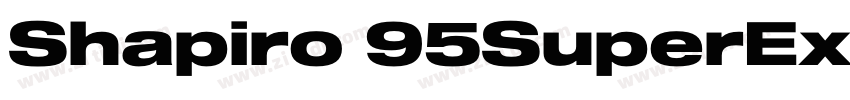 Shapiro 95SuperExtd字体转换 Shapiro 95SuperExtd字体转换